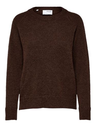 Tröjor/Koftor - Slflulu knit o-neck – java